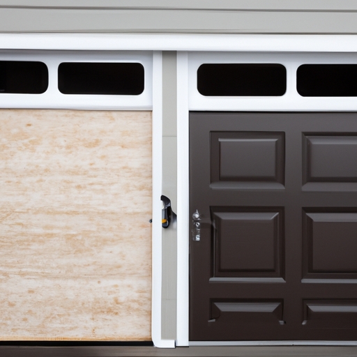 What is the purpose of a garage door?